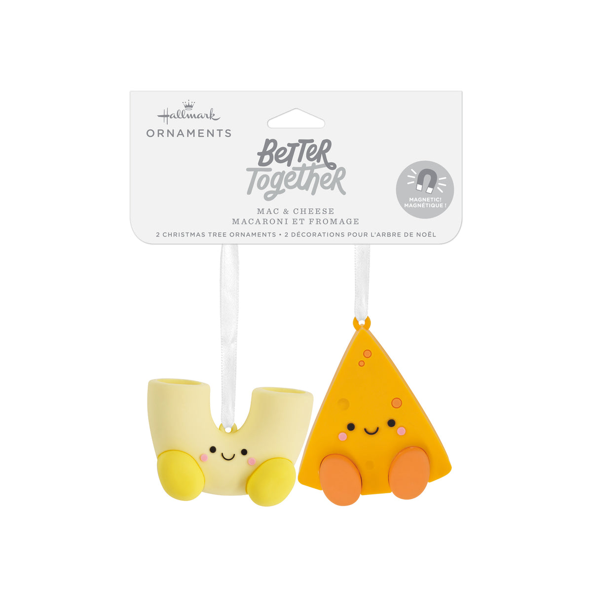 Better Together Mac and Cheese Hallmark Ornaments Set of 2