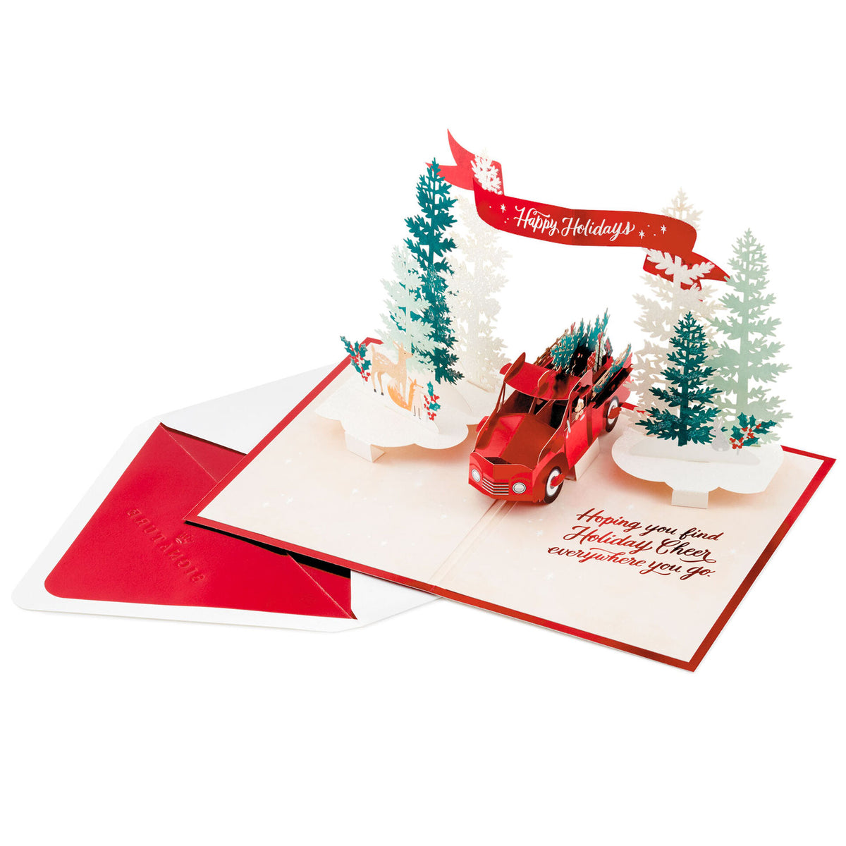 Joy to You 3D Pop-Up Christmas Card【輸入クリスマスカード