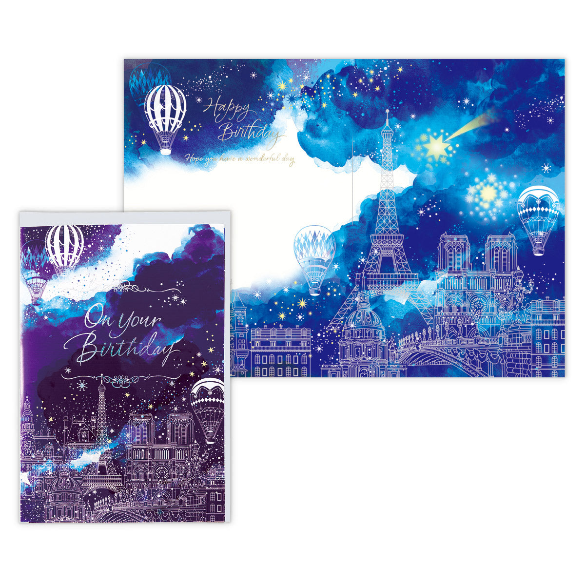 LED インディゴスカイ【誕生お祝い/オルゴールカード】日本ホールマークのバースデーカード公式通販