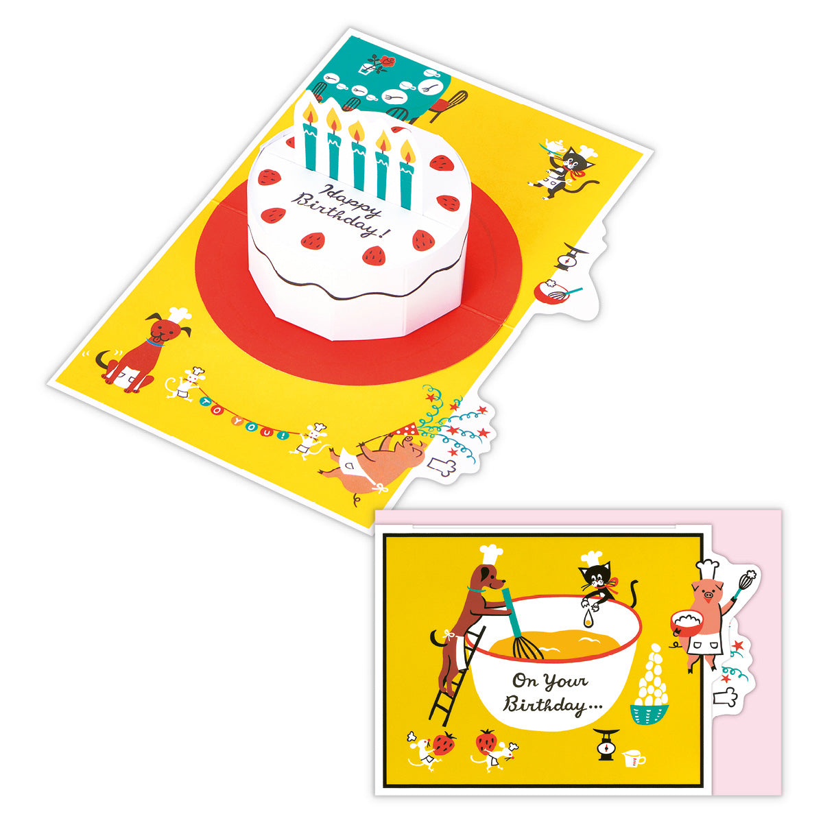 ケーキ作りⅡ【誕生お祝い/立体カード】日本ホールマークのバースデーカード公式通販