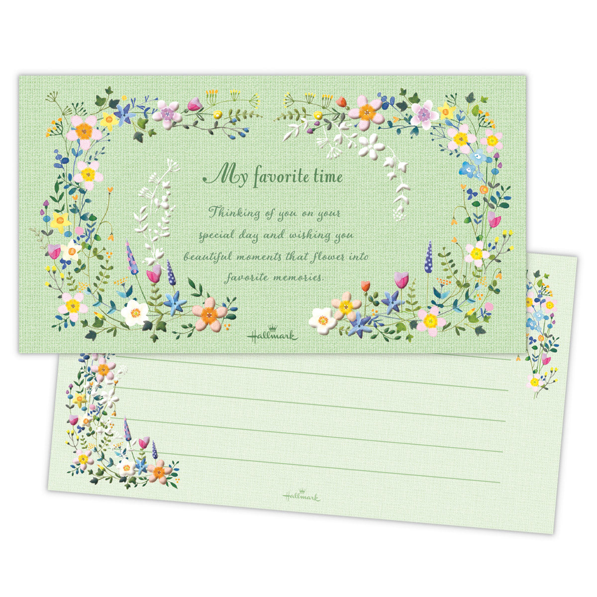 マイフェイバリットタイム【一筆箋/コンフォート&ピース】日本ホールマークの便箋・レター公式通販