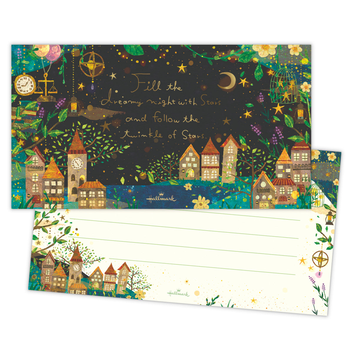 星空の散歩【一筆箋/コンフォート&ピース/むうめぐ】日本ホールマークの便箋・レター公式通販