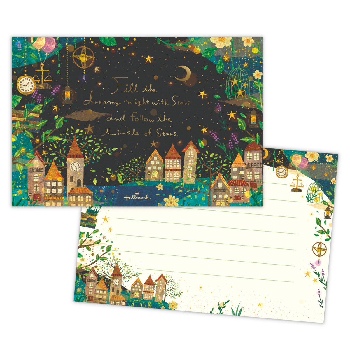 星空の散歩【ハガキ箋/コンフォート&ピース/むうめぐ】日本ホールマークのポストカード公式通販
