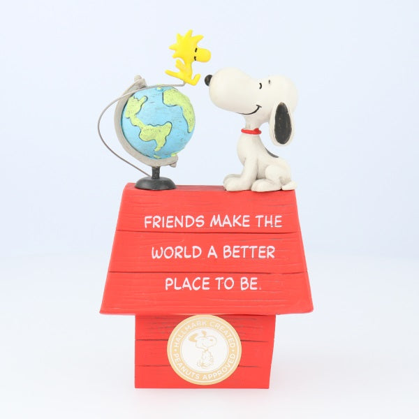 Peanuts(R) Snoopy and Woodstock Friends Make the World Better Figurine
