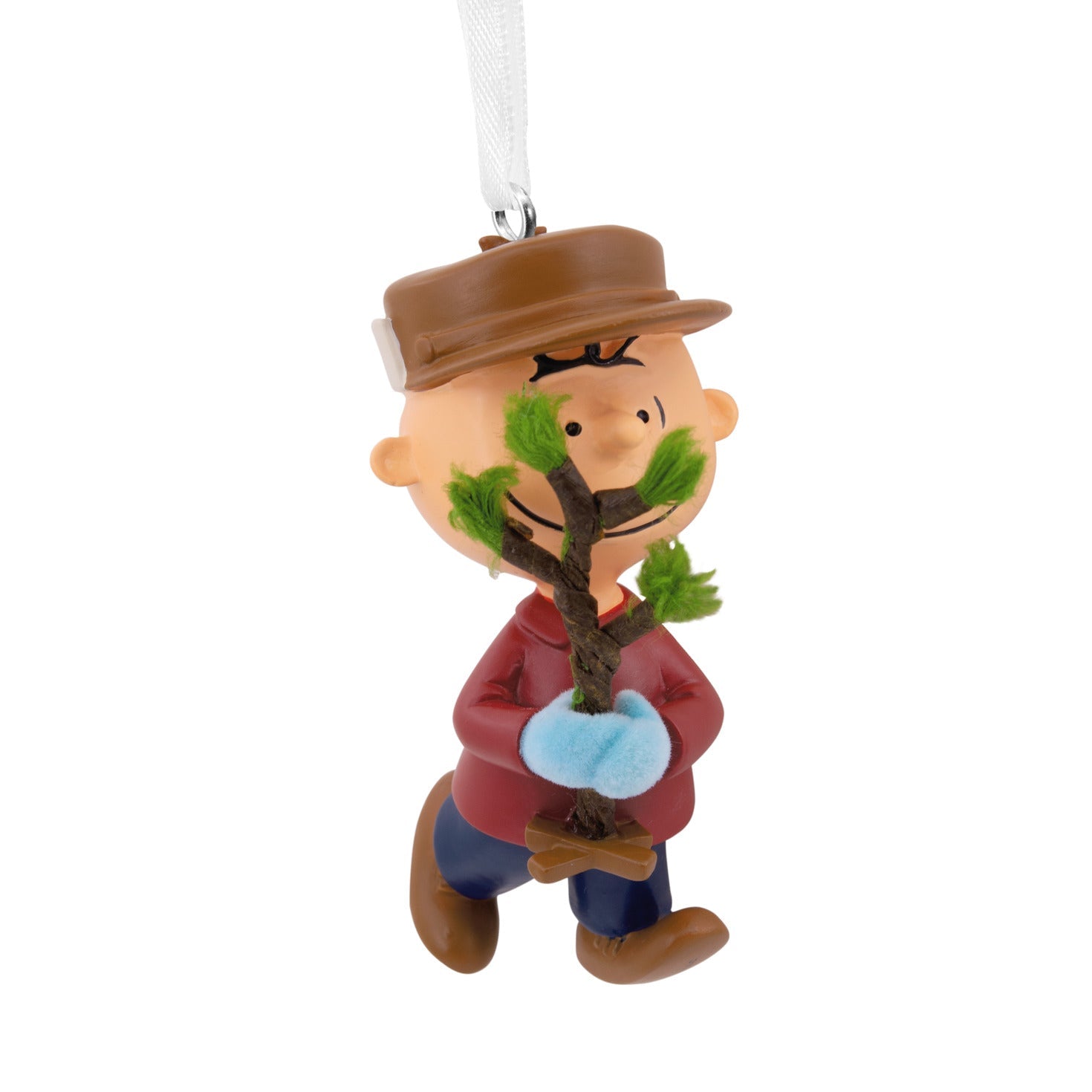 Peanuts Snoopy Charlie Brown With Tree, Hallmark Ornament