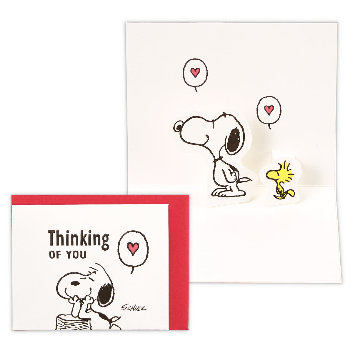 スヌーピー スヌーピーとウッドストック【多目的/立体ミニカード】