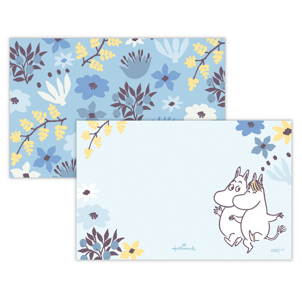 ムーミン 両面ムーミンとスノークのおじょうさん【ミニメッセージカード】