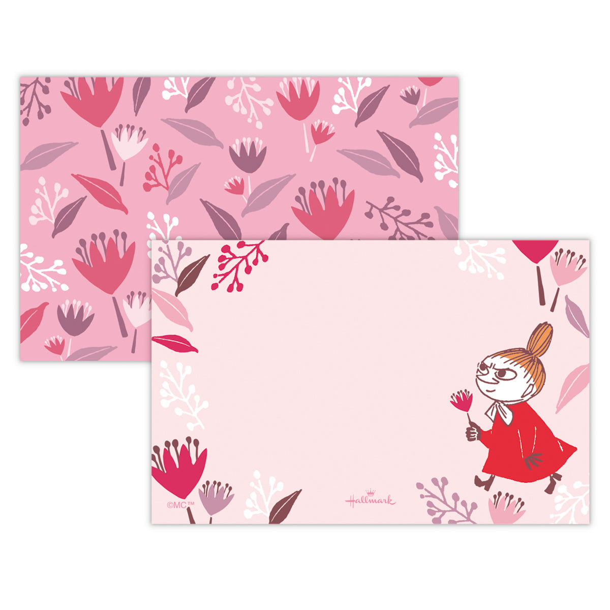 ムーミン 両面リトルミイお散歩【ミニメッセージカード】