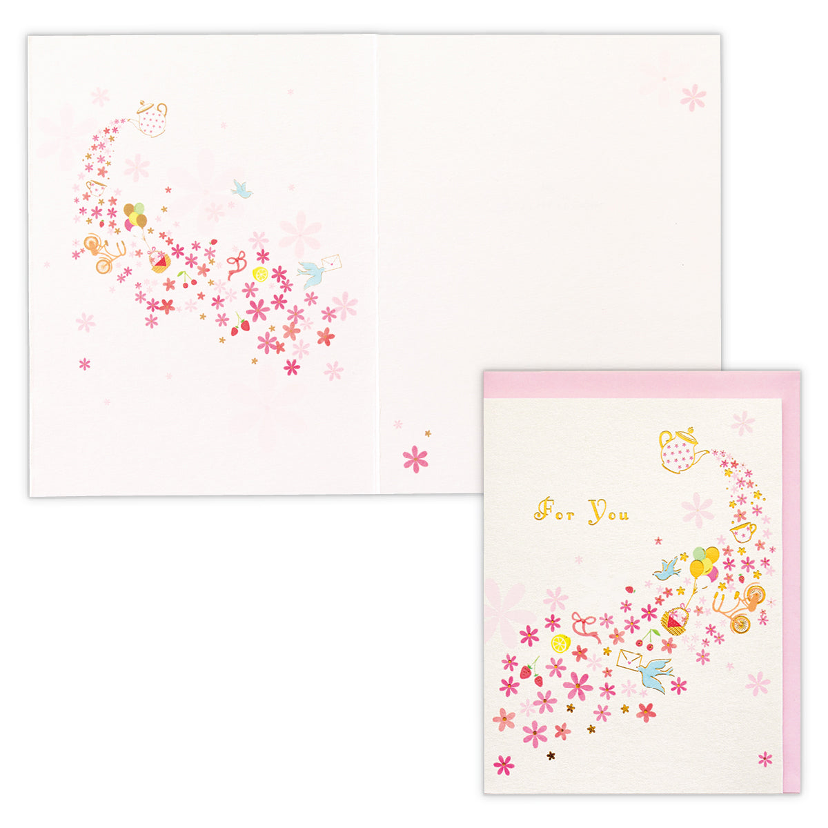 シャイニー・ティーポットから小花II【多目的/シャイニー ウィッシーズ】