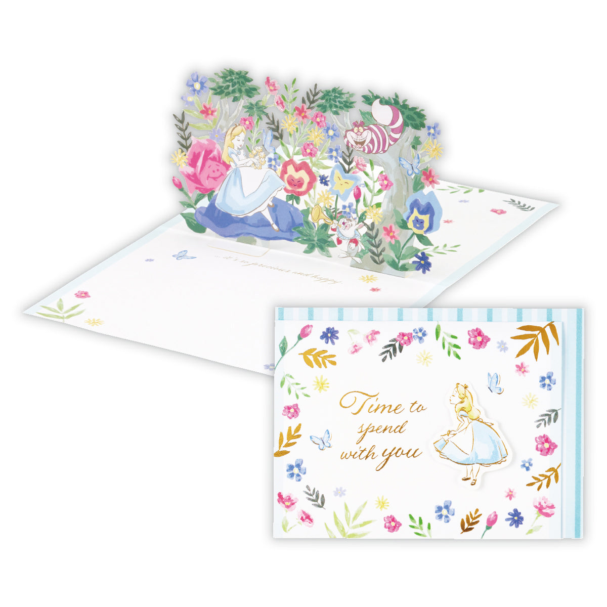 ディズニー アリス/レーザーフラワーII【多目的/立体カード】