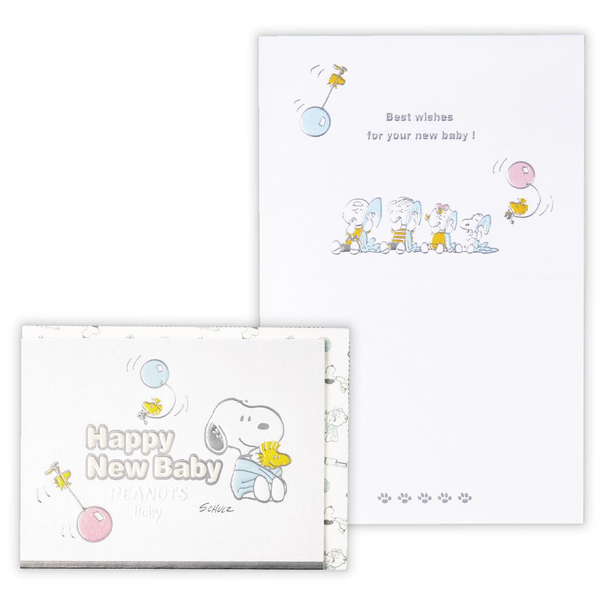 スヌーピー Happy New Baby箔線ベビーII【赤ちゃん誕生お祝い 】