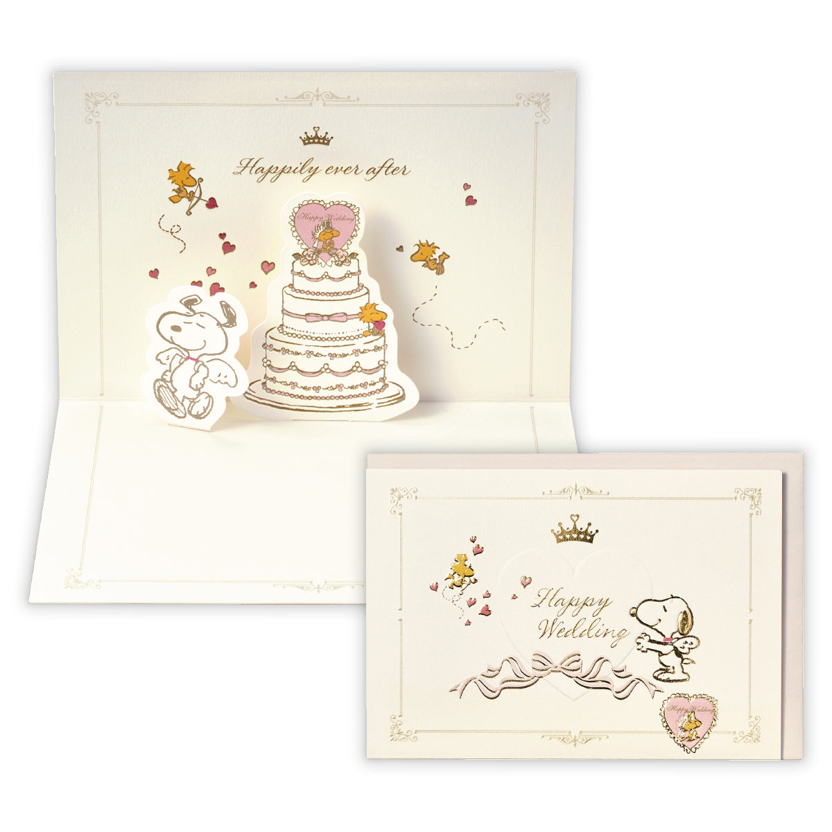 スヌーピー ハッピーウエディングII【結婚お祝い /立体カード】