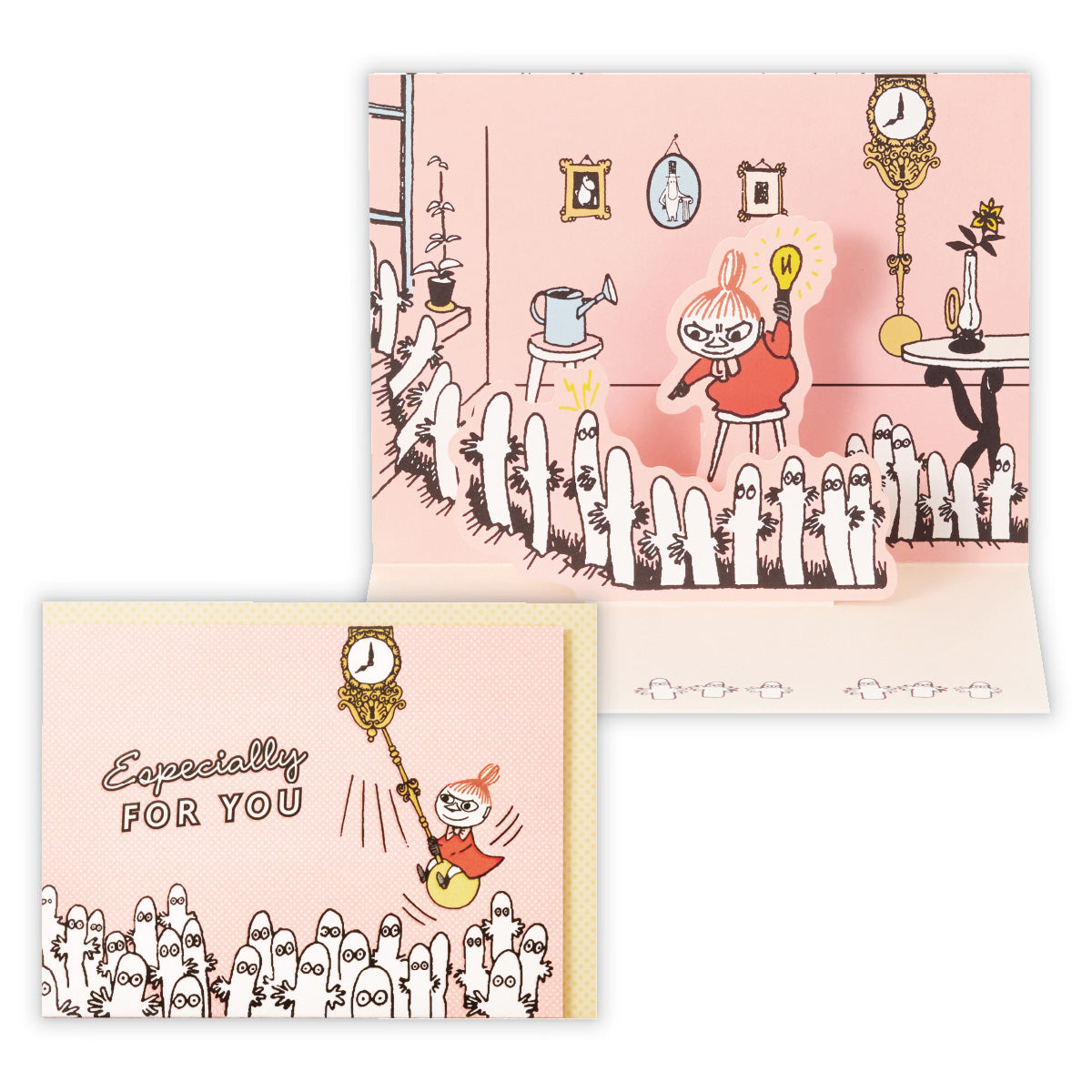 ムーミン ニョロニョロとリトルミイII【多目的/立体カード】