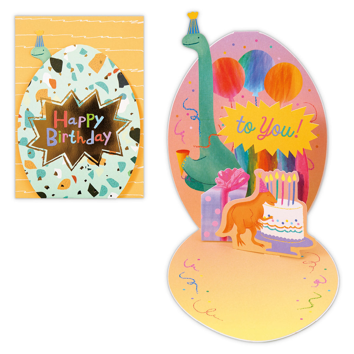 恐竜II【誕生お祝い/立体カード】