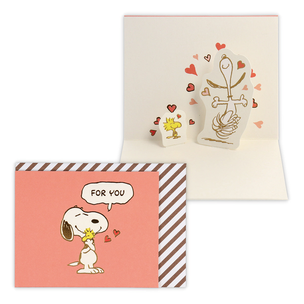 スヌーピー ハートハグII【多目的/立体ミニカード】