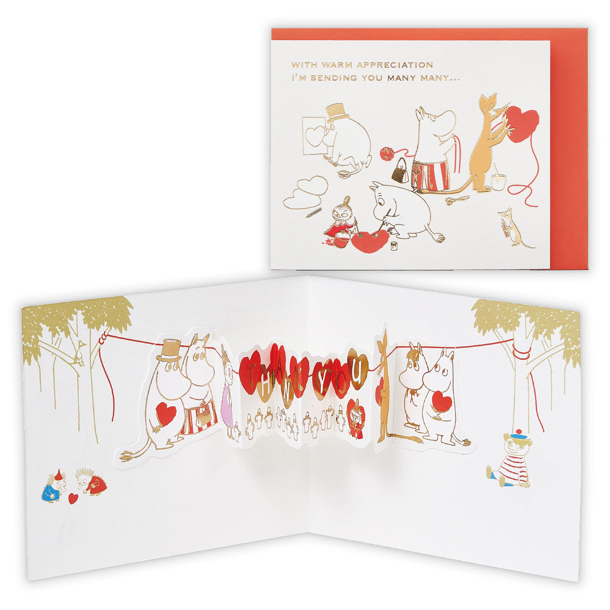 ムーミン みんなでサンキューII【ありがとう/立体カード】