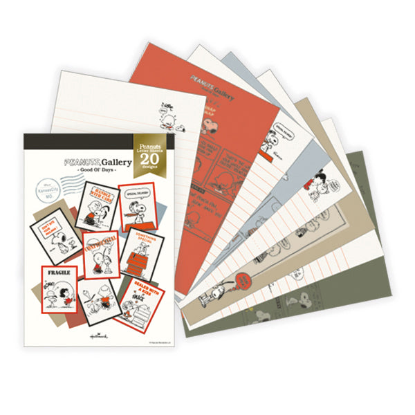 スヌーピー 20柄ピーナッツギャラリーII【レターパッド】