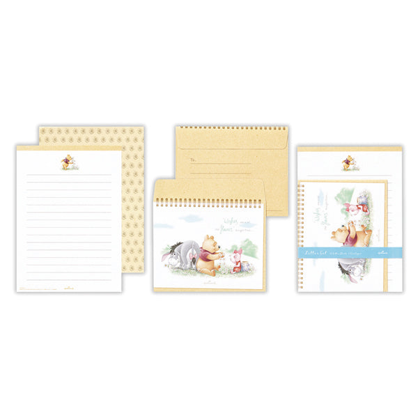 ディズニー プーと花飾りII【レターセット】