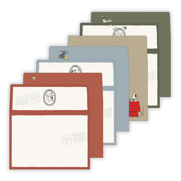 スヌーピー 20柄ピーナッツギャラリーII【レターパッド用封筒】