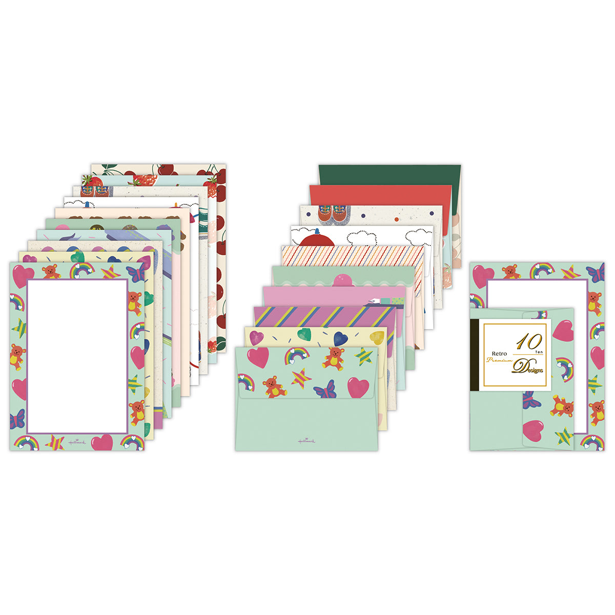 10Dレトロ【ミニレターセット/10デザインズ】