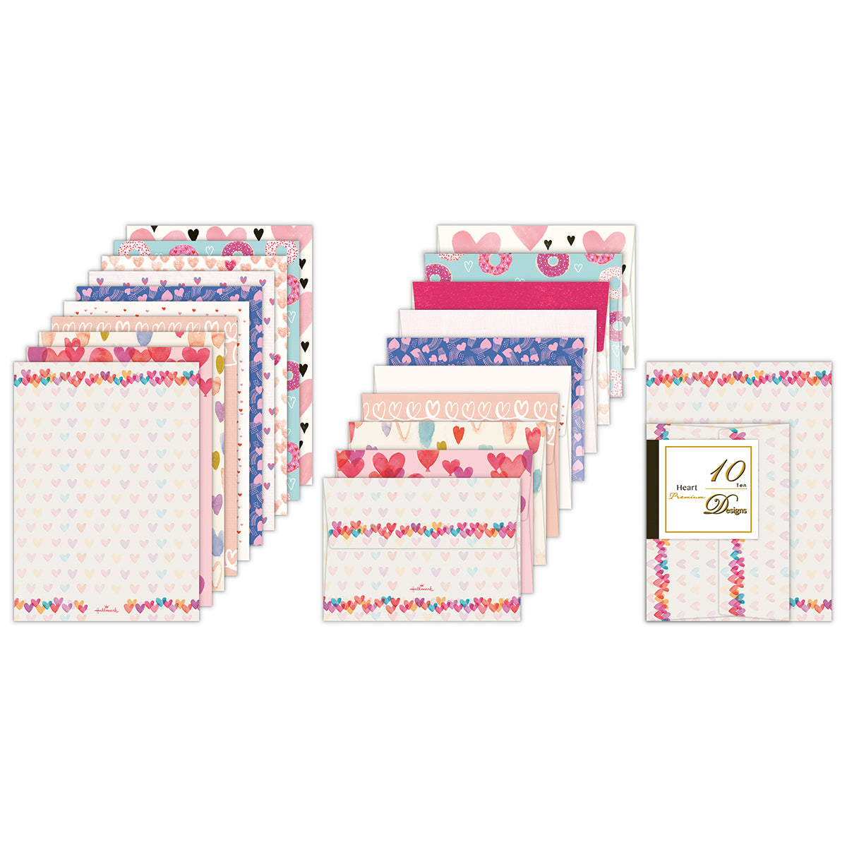 10DハートⅢ【ミニレターセット/10デザインズ】