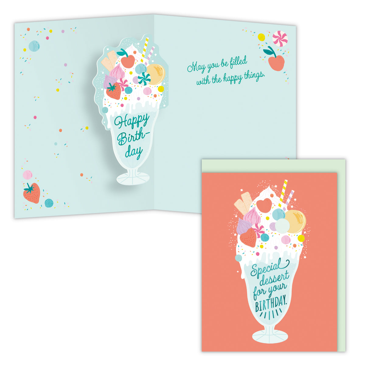 バースデーパフェ【誕生お祝い/USA Design】