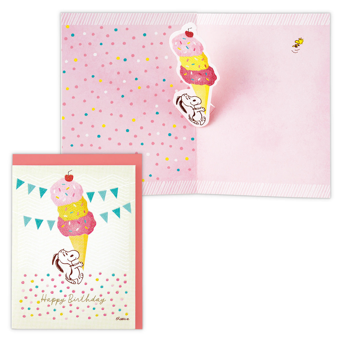 スヌーピー アイスクリーム【誕生お祝い/USA Design】