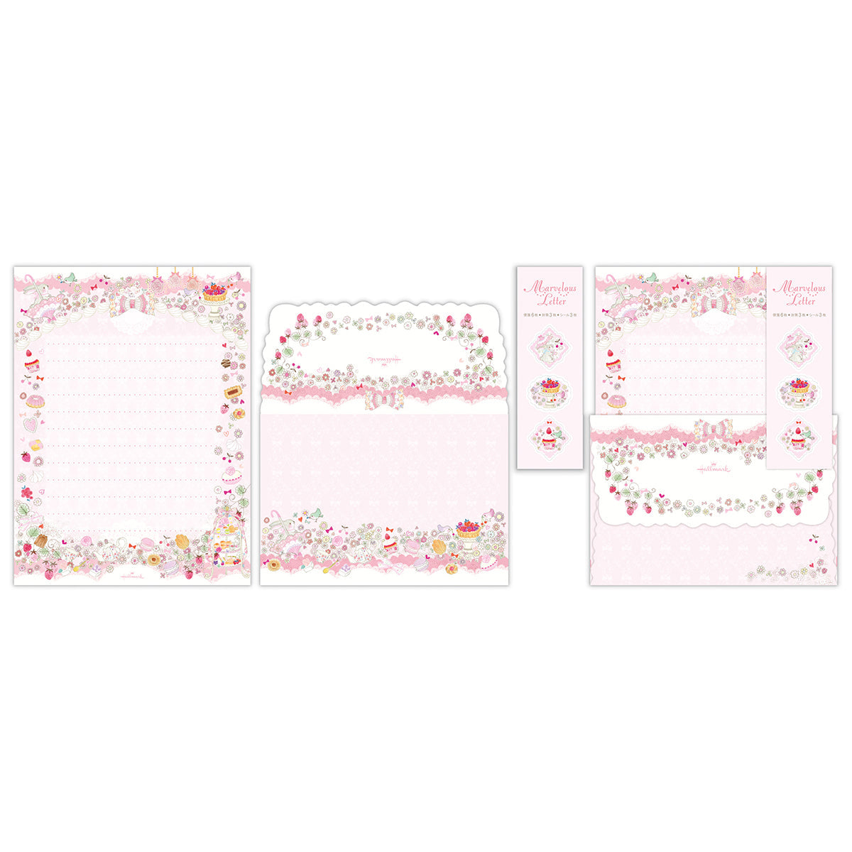 ピンクスウィーツ【レターセット/マーベラスレター/ふじわらてるえ】