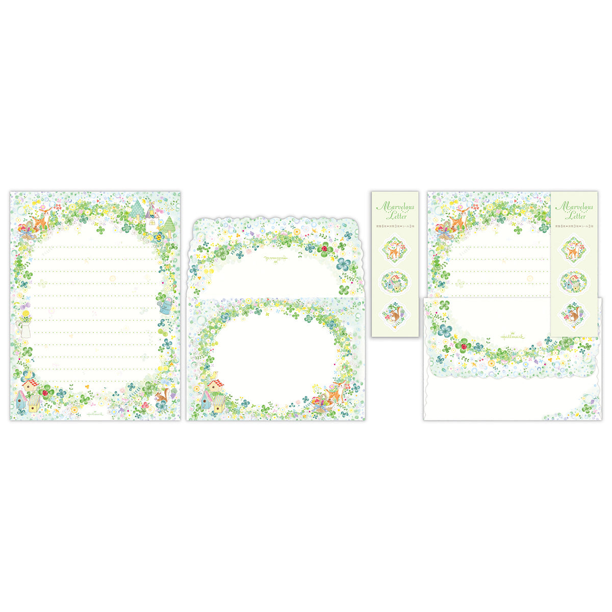 グリーンフォレスト【レターセット/マーベラスレター/ふじわらてるえ】