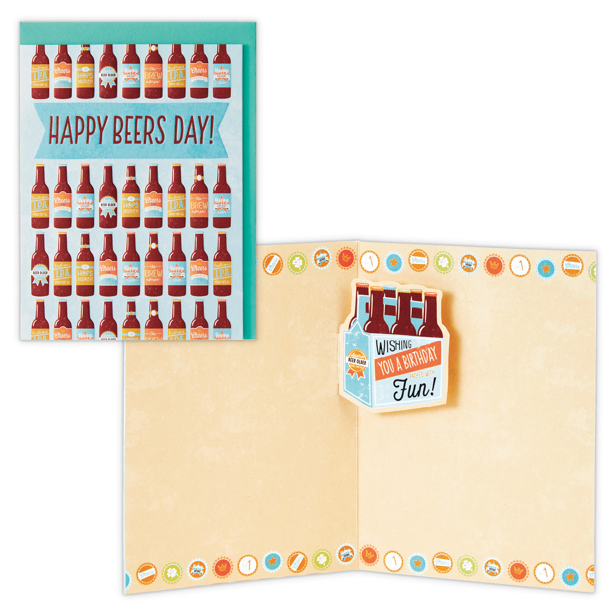 ハッピービアーズデー【誕生お祝い/立体カード/UK Design】