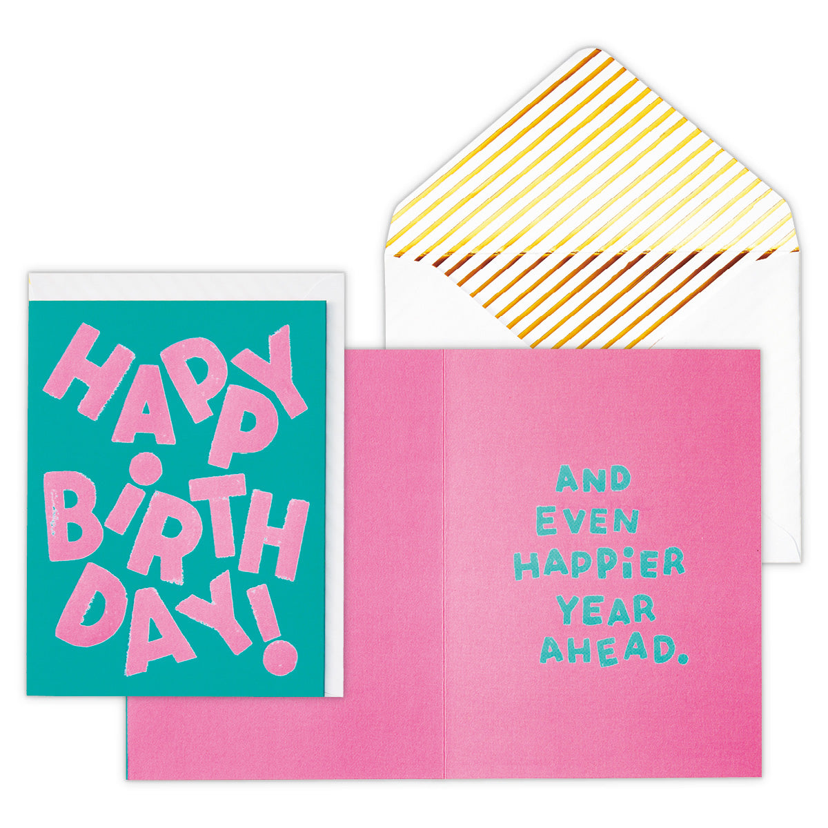 ピンク文字【誕生お祝い/US Design】