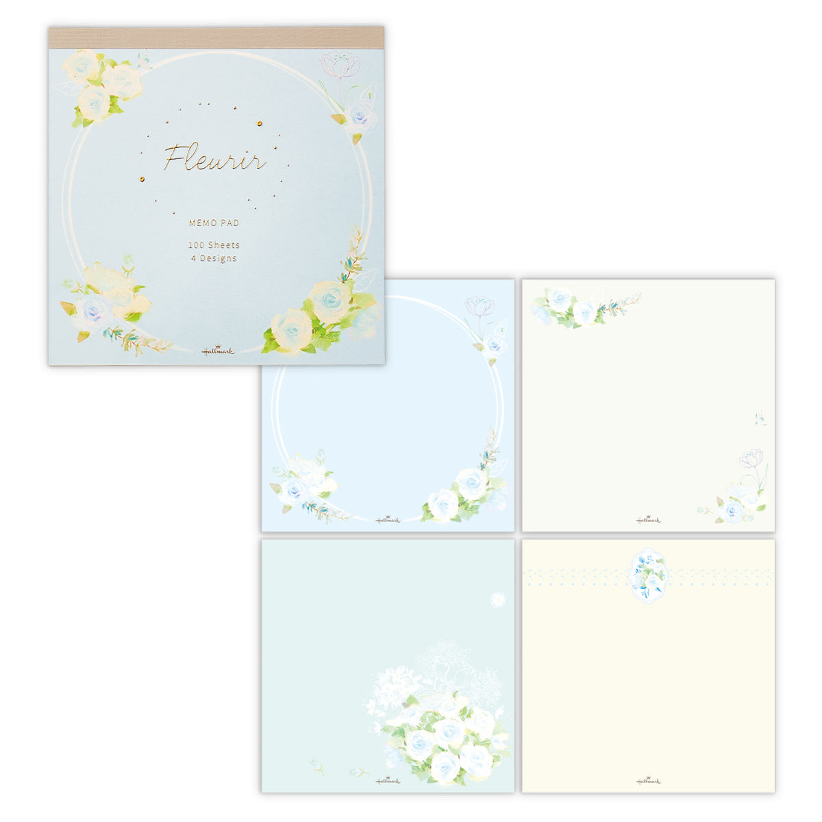 ホワイトローズ【メモパッド/フルリール】