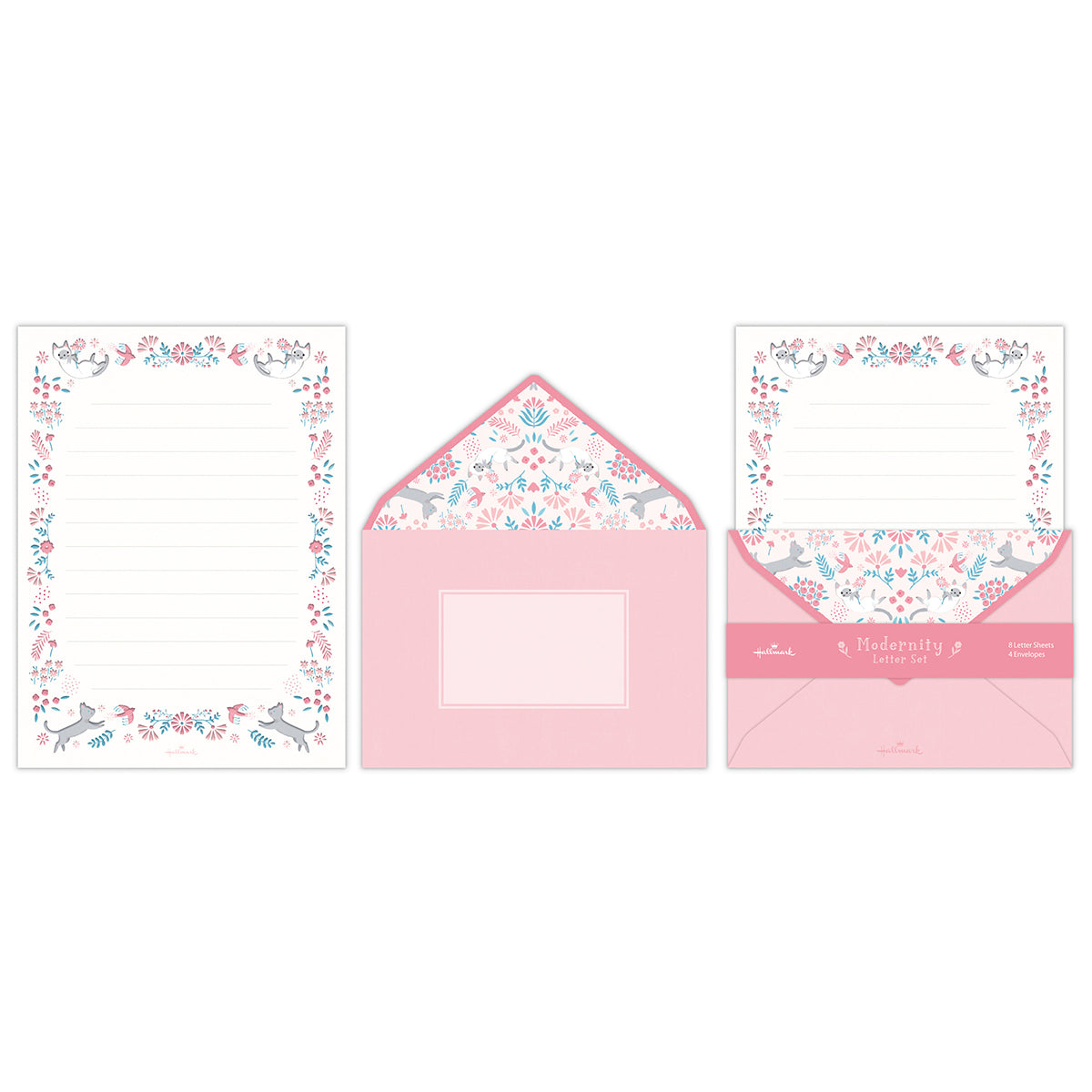 コーラルレッド【レターセット/モダニティーレターセット】