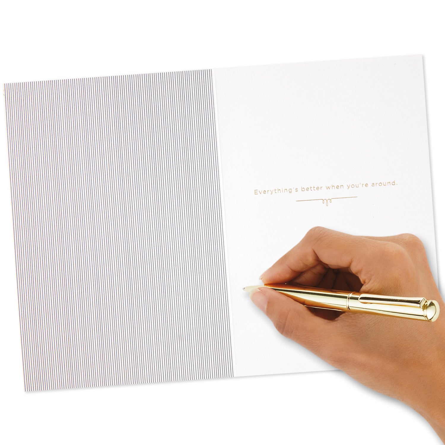 Table and Chairs Miss you Blank Card【多目的／Signature】 – 日本