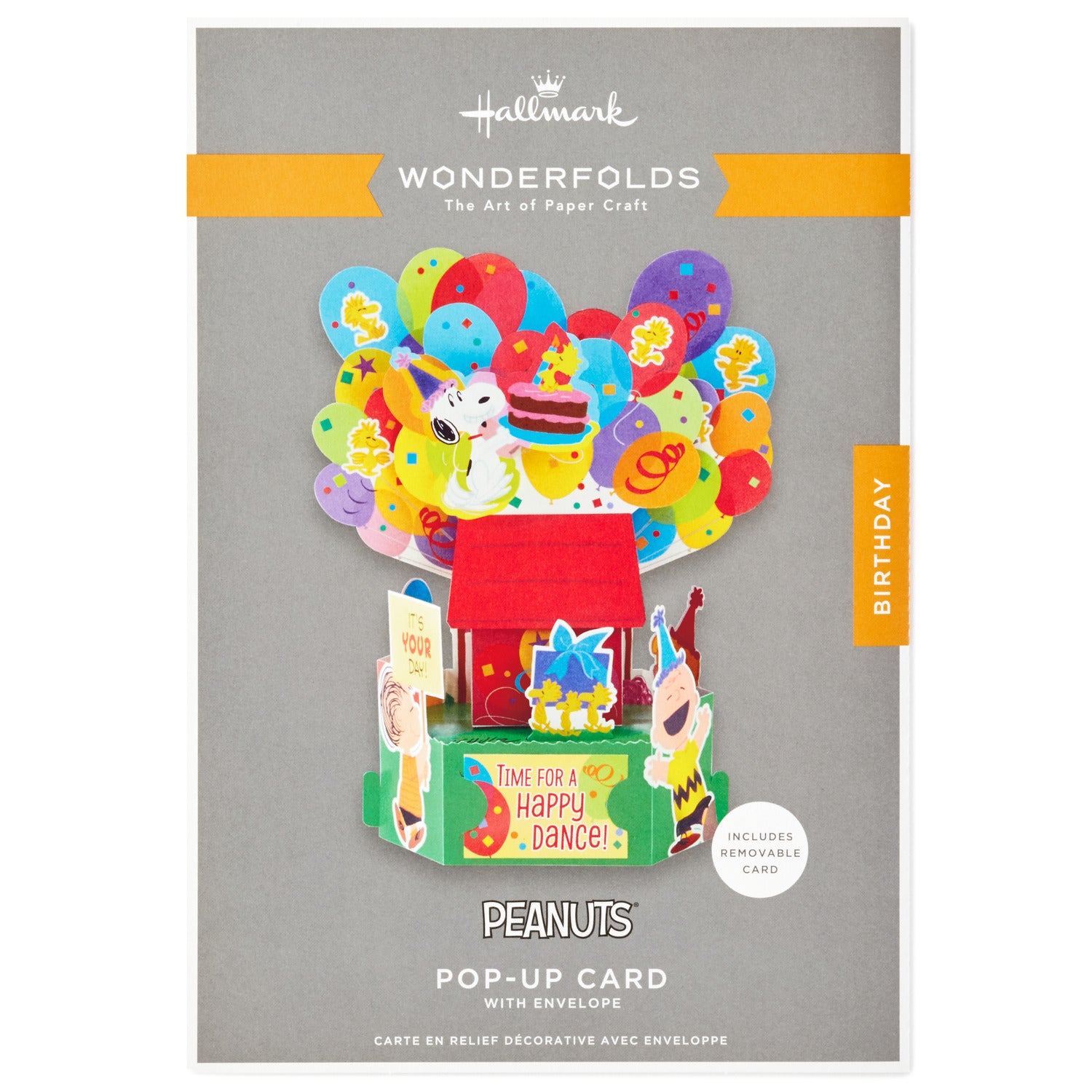 Peanuts® スヌーピー 3D Pop-Up Birthday Card【立体バースデー