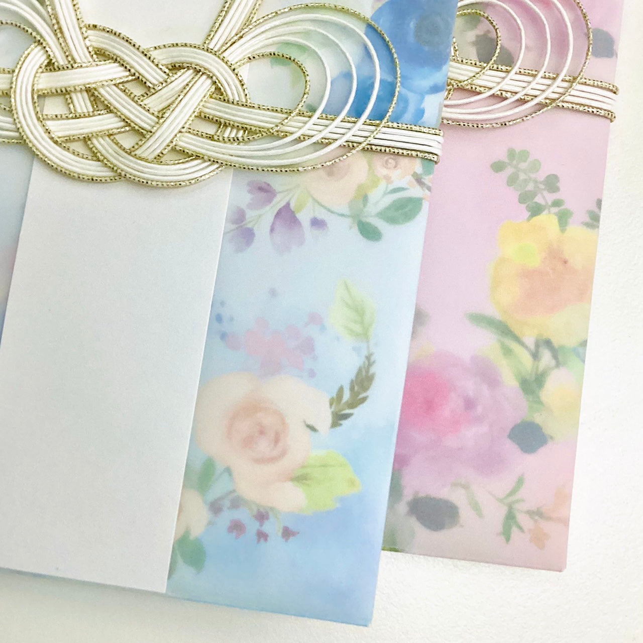 寿エレガントフラワー ピンク【金封／御結婚御祝／たとう】 – 日本