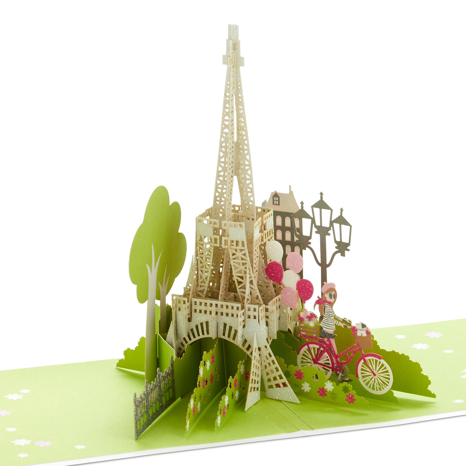 Bonjour from La tour Eiffel 3D Pop-up Card【おめでとう／Signature