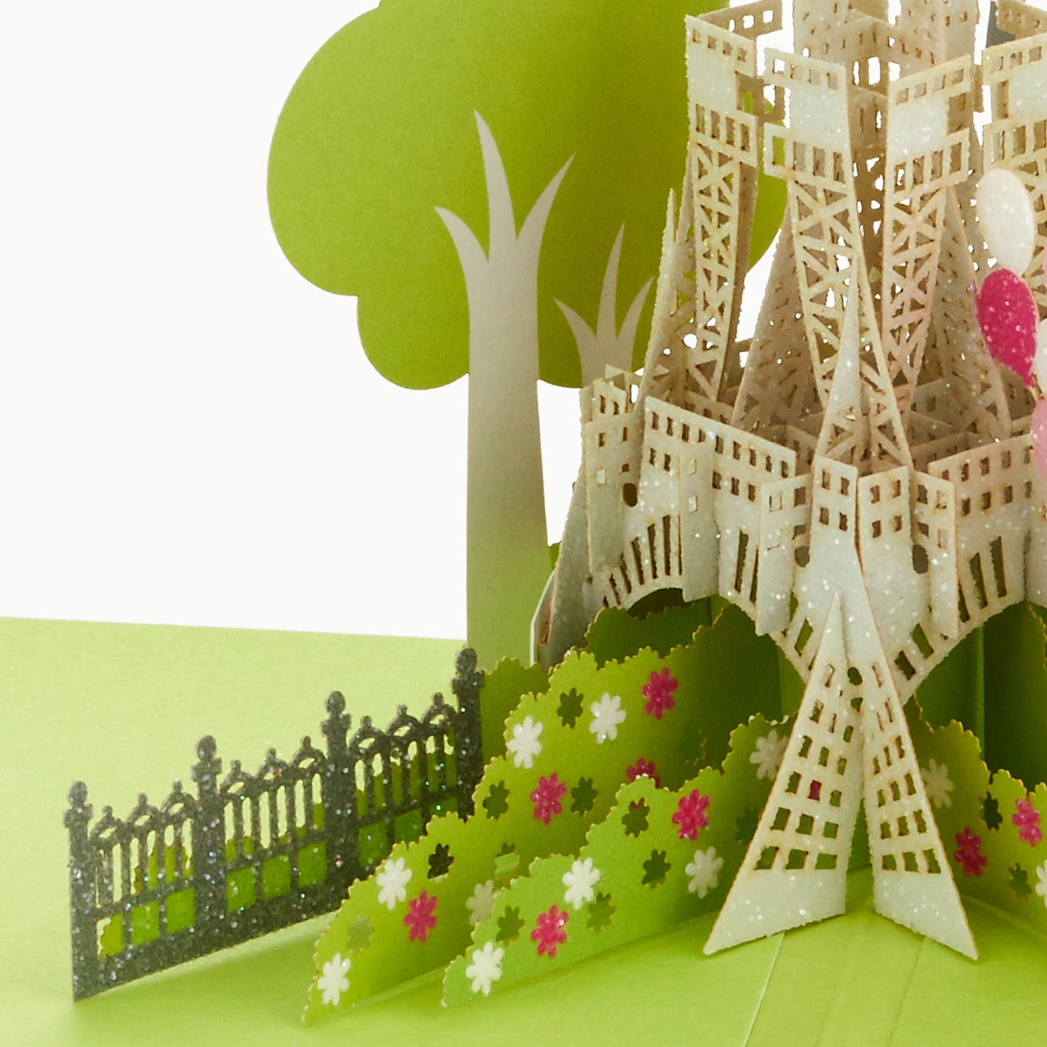 Bonjour from La tour Eiffel 3D Pop-up Card【おめでとう／Signature