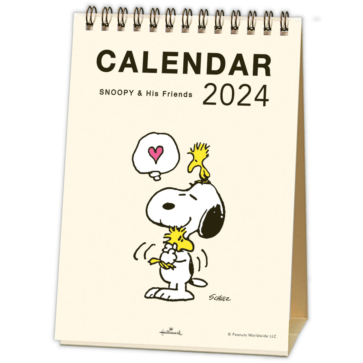 スヌーピー 縦型【卓上カレンダー 2024】｜日本ホールマークの2024卓上