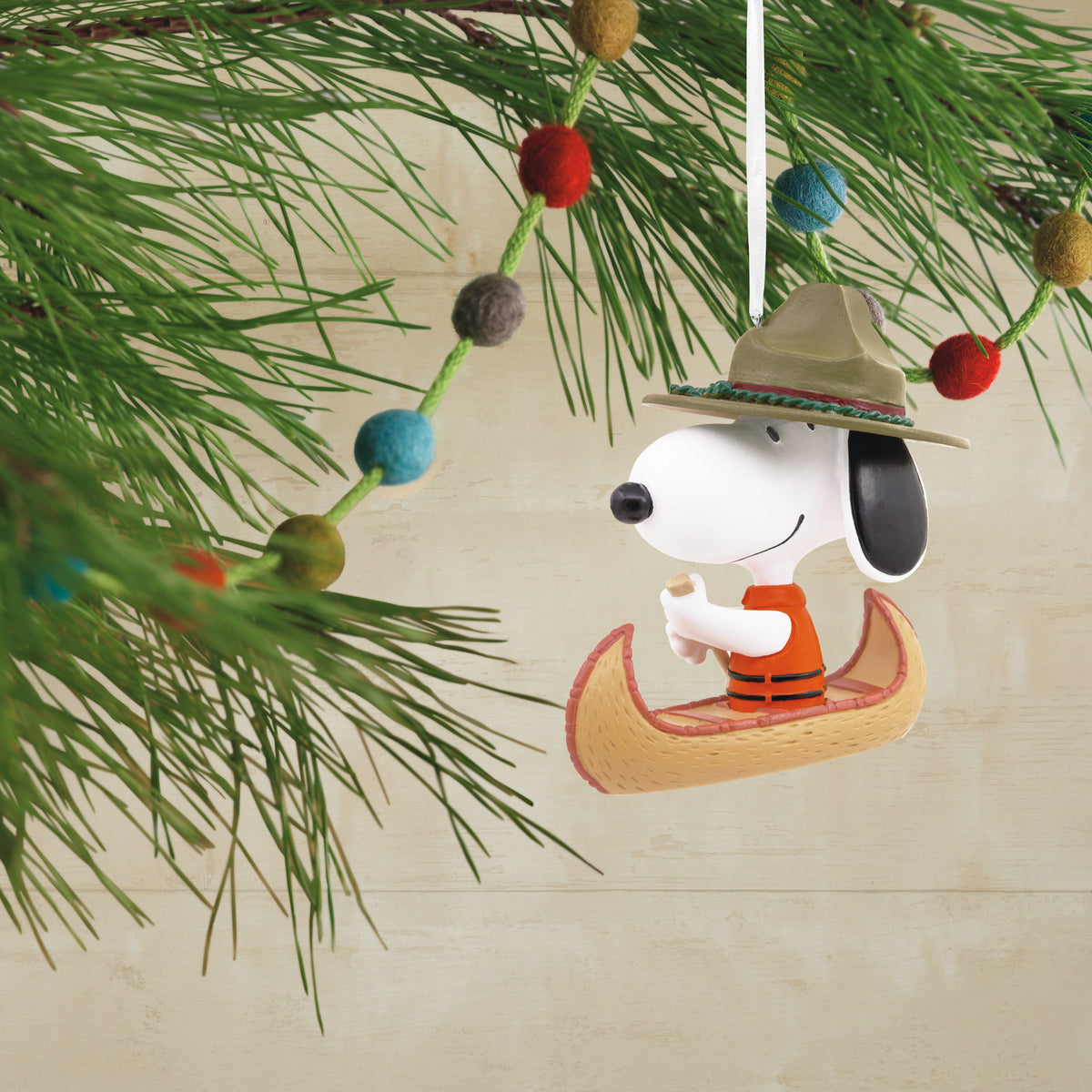 スヌーピー カヌー ホールマークオーナメント Peanuts® Snoopy in 
