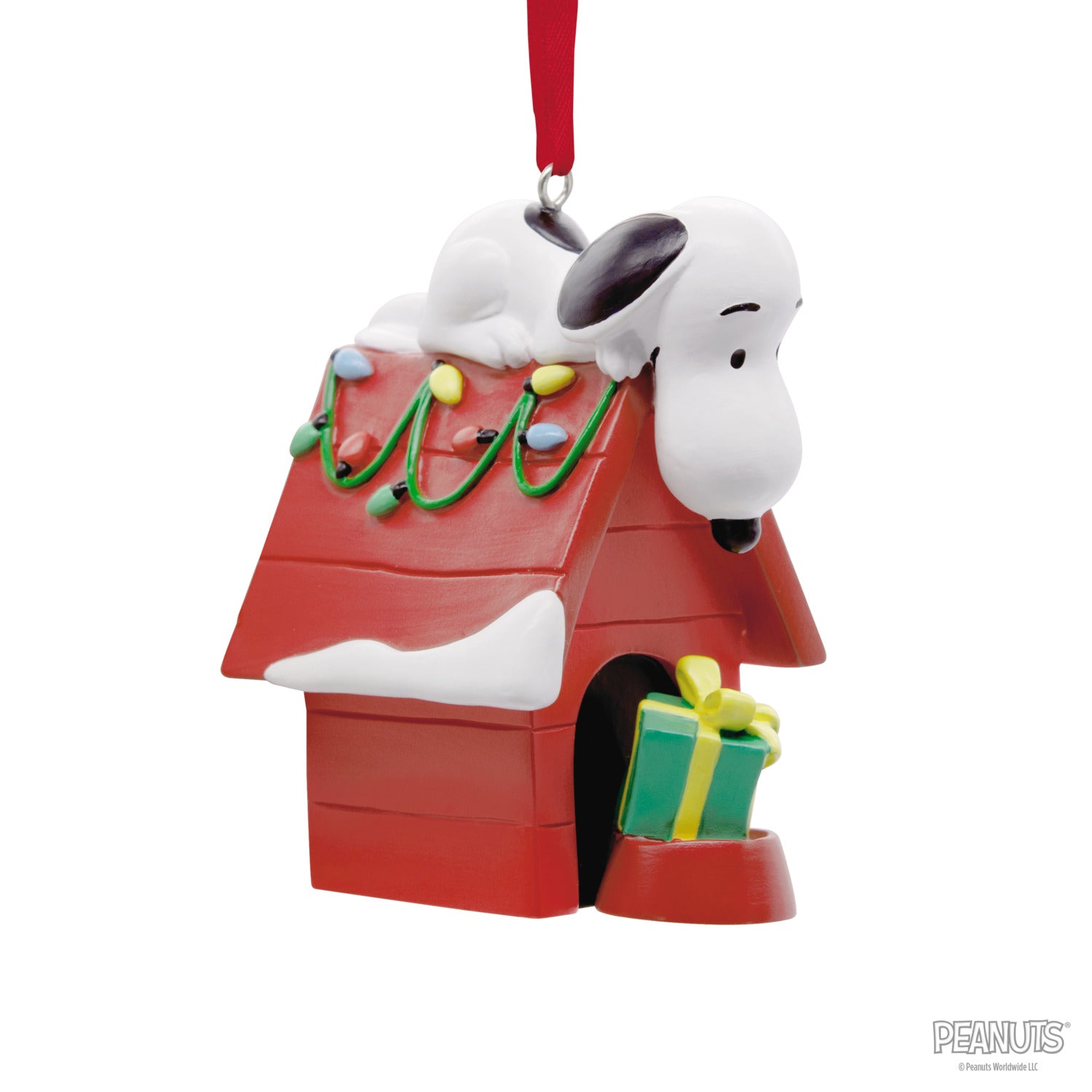 Peanuts® Snoopy on Holiday Doghouse Hallmark Ornament – 日本ホール