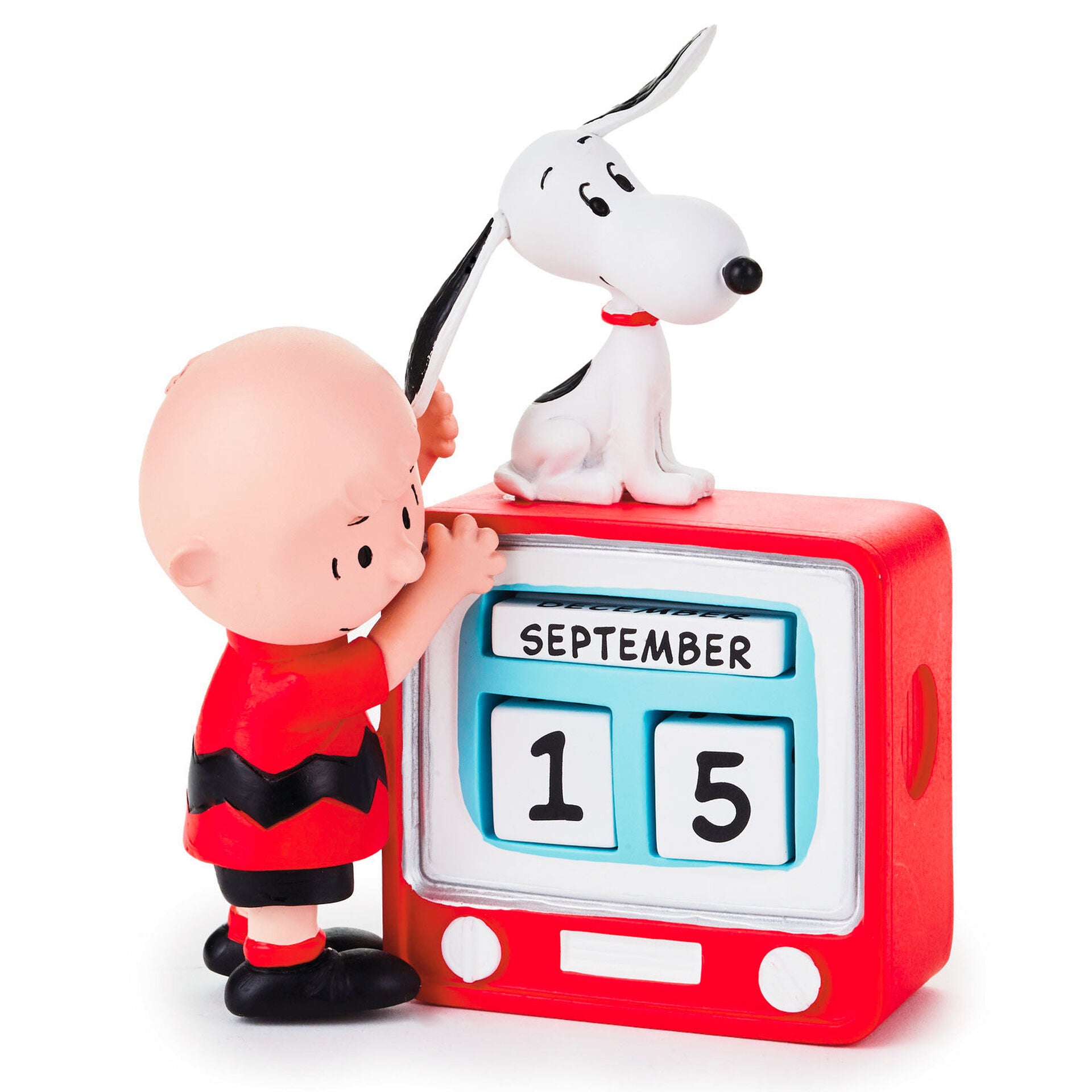 Peanuts® Charlie Brown and Snoopy TV Set Perpetual Calendar ...