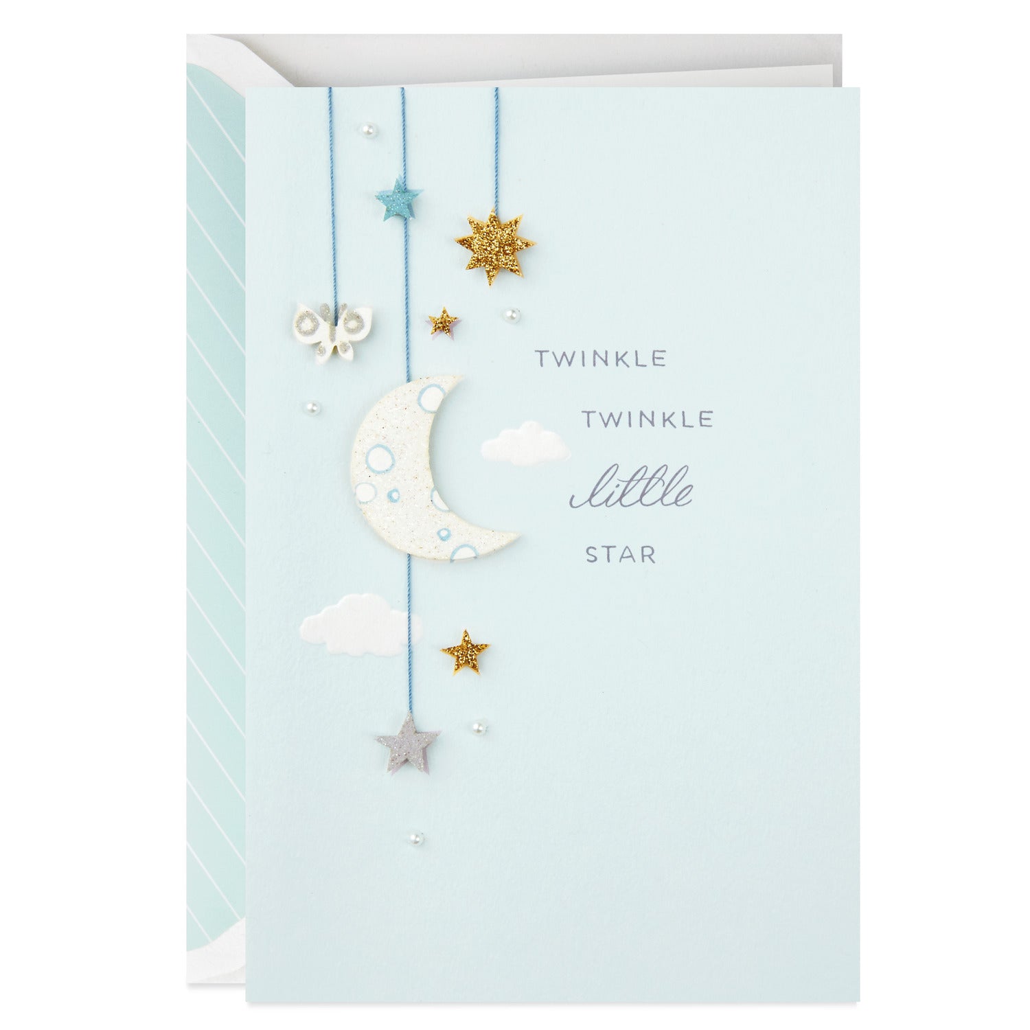 Twinkle Twinkle Little star Baby Congratulations Card【赤ちゃん