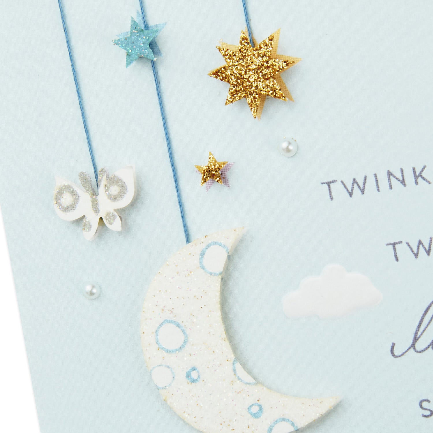 Twinkle Twinkle Little star Baby Congratulations Card【赤ちゃん