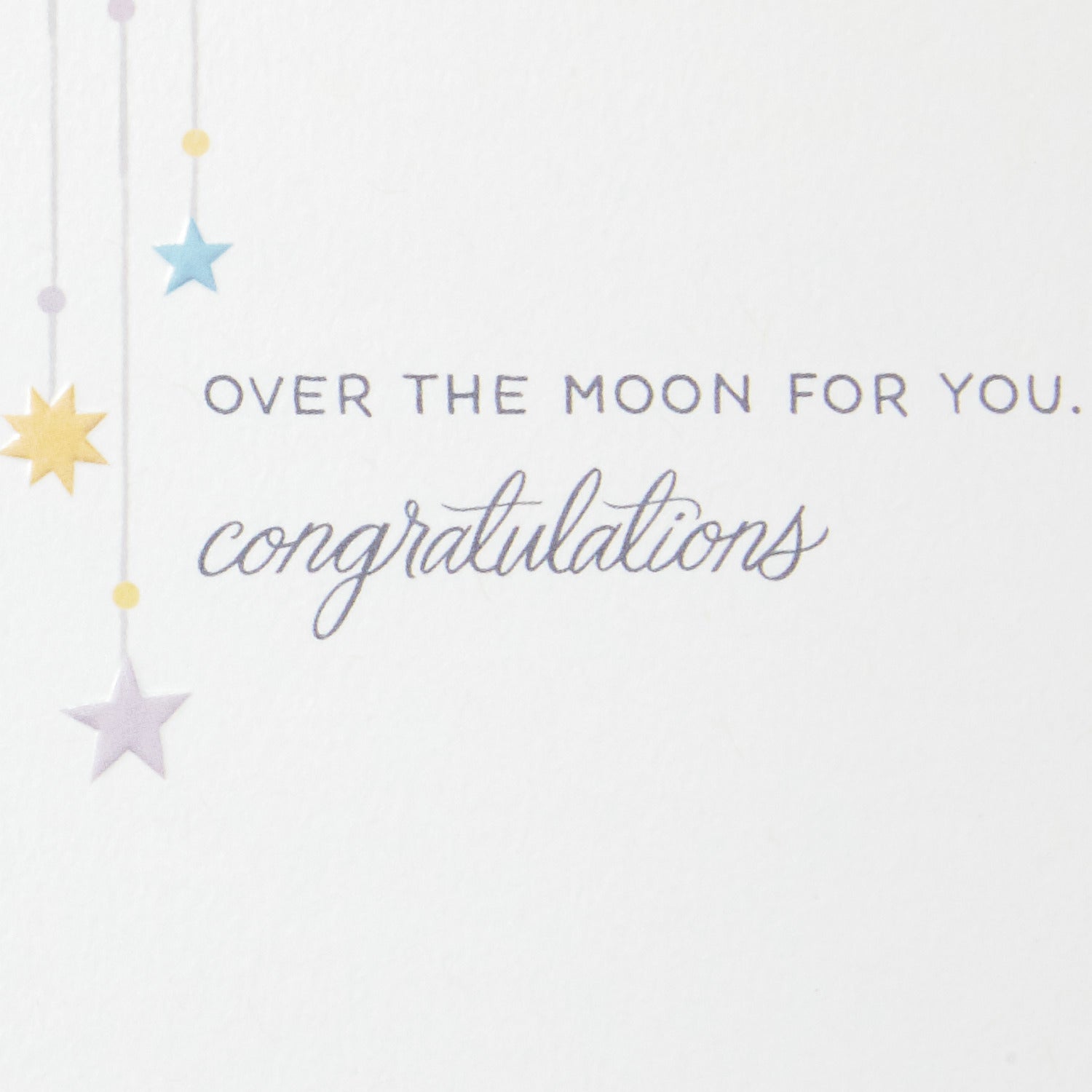 Twinkle Twinkle Little star Baby Congratulations Card【赤ちゃん