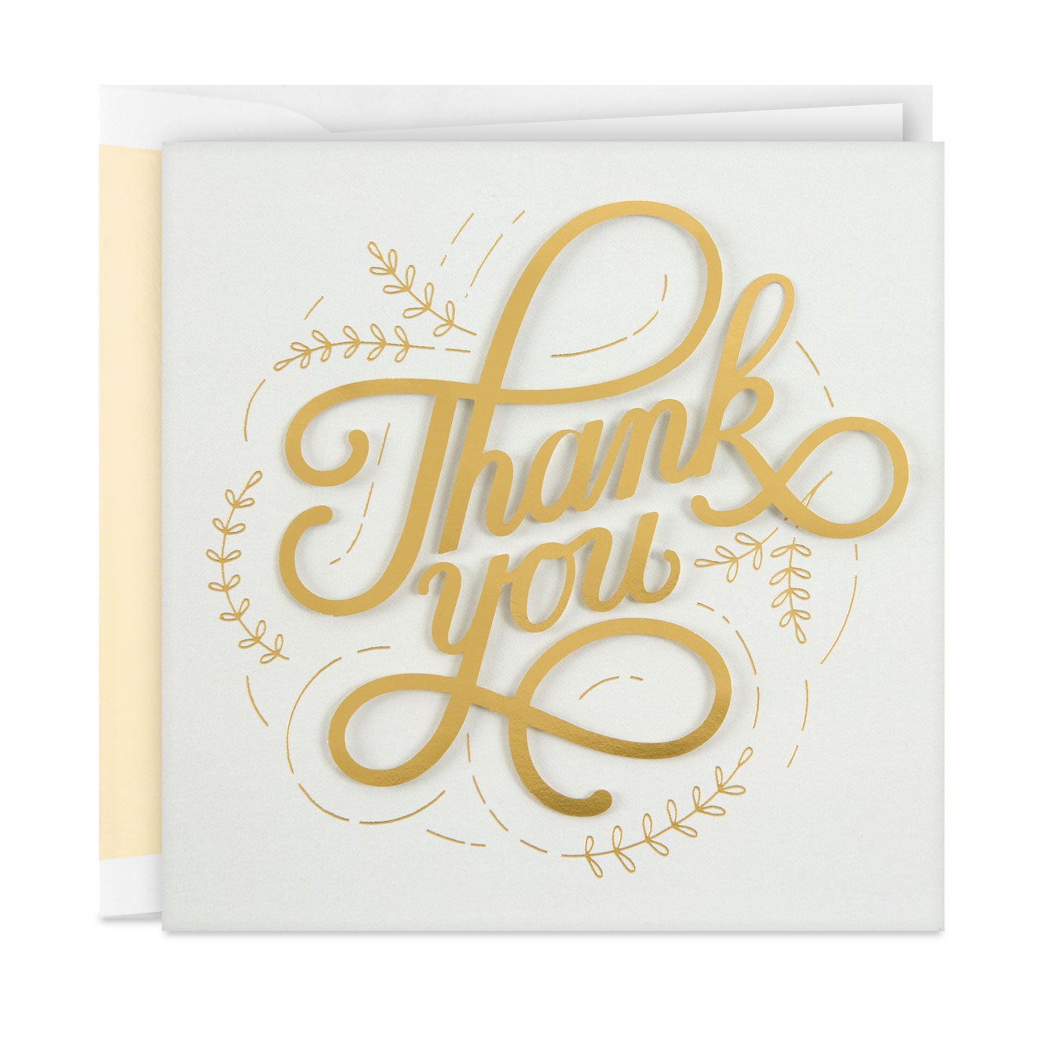 Thank you calligraphy square card【ありがとう／Signature】 – 日本