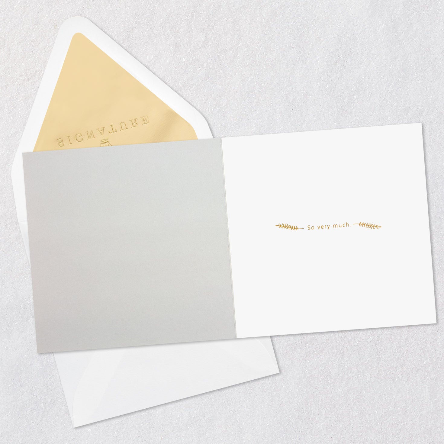 Thank you calligraphy square card【ありがとう／Signature】 – 日本