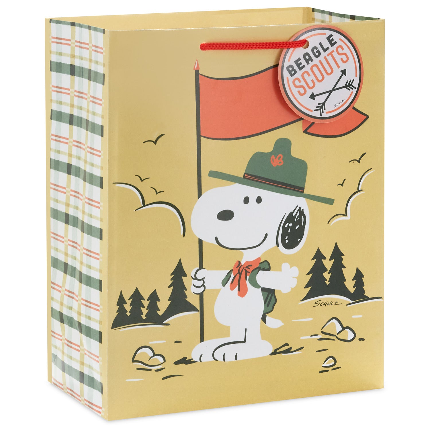 PEANUTS Beagle Scouts SNOOPY MEDIUM Gift BAG 9.6