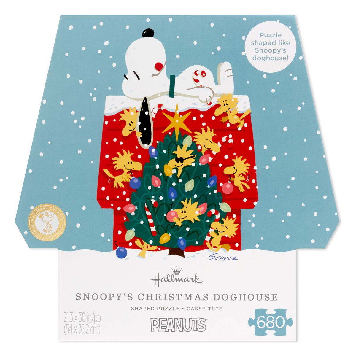 Peanuts® スヌーピーのクリスマスハウス 680ピースジグソーパズル 