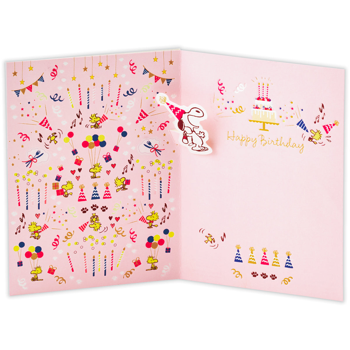 スヌーピー デボス パーティー【誕生お祝い／立体カード】日本ホール